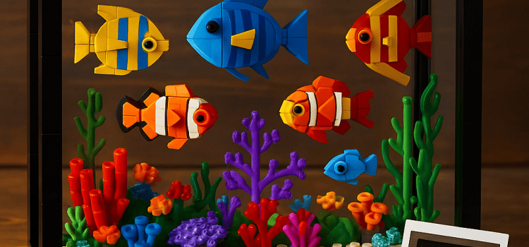 LEGO brengt een tropisch aquarium tot leven – zonder water LEGO brengt een tropisch aquarium tot leven – zonder water