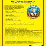 Affiche van de BBAT-Bondsdag op zaterdag 19 september 2026 in O.C. Cor te Koersel (Beringen), bij het 50-jarig jubileum van Zilverhaai Beringen.