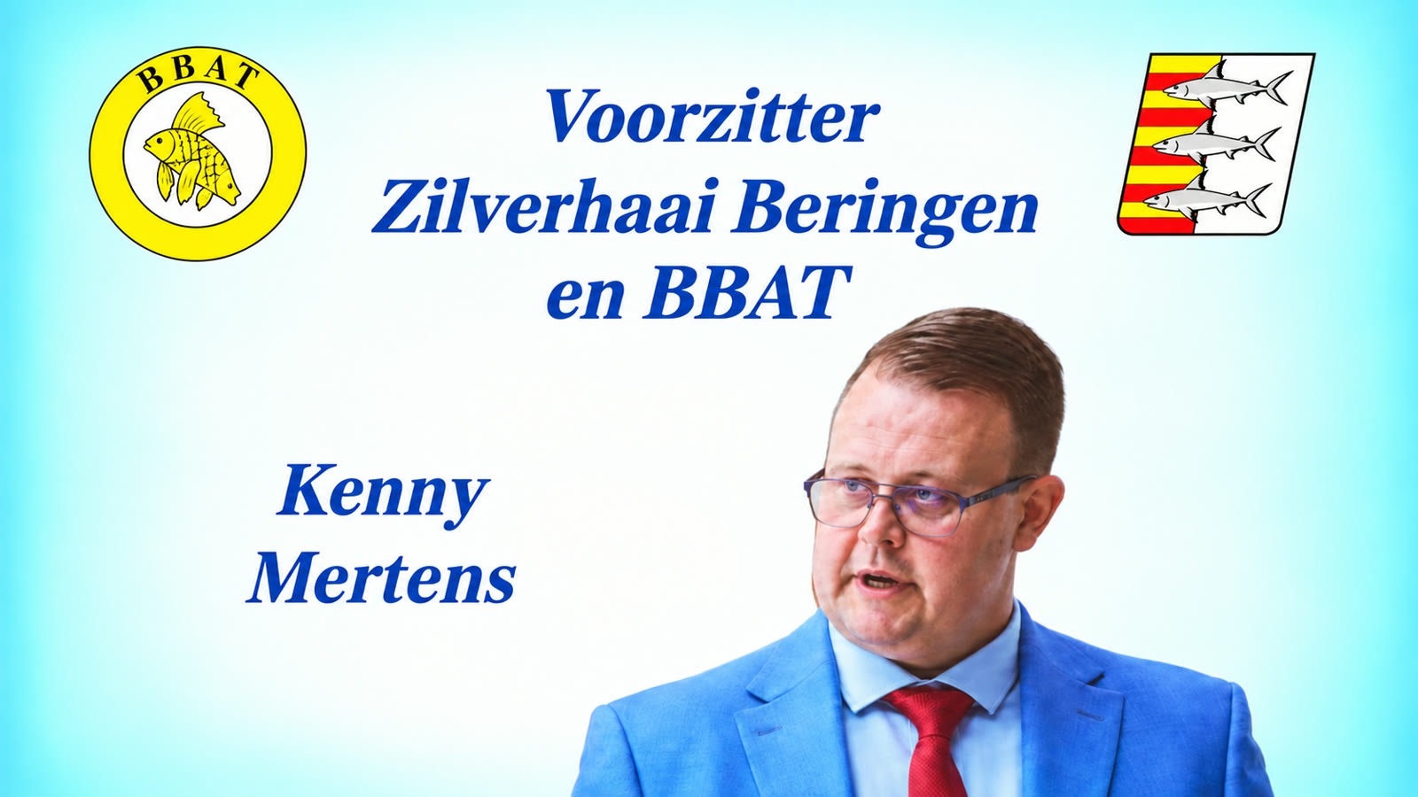 Kenny Mertens, voorzitter van Zilverhaai Beringen en van de BBAT