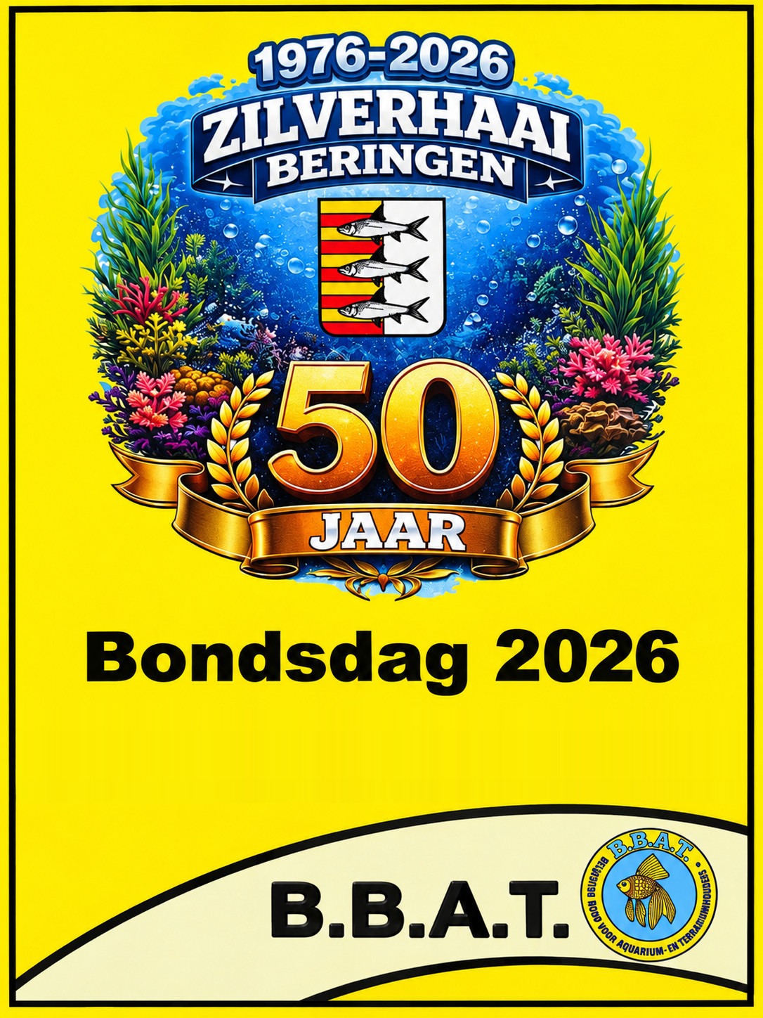 Affiche: BBAT / Zilverhaai Beringen