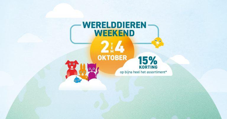 Werelddierenweekend bij Zowizoo: 15 % korting van 2 tot 4 oktober